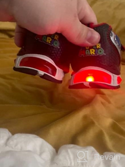 img 1 attached to 🕹️ Super Mario Brothers Sneaker Trainer Boys' Shoes: Level-up Your Style with Nintendo-Inspired Footwear review by Michael Tran