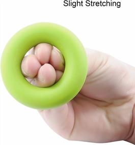 img 2 attached to Wisdompro Hand Grip Strengthener Rings - Improving Finger And Forearm Strength For Climbing And Workouts