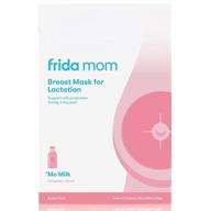 frida mom breast mask: natural fenugreek + fennel to boost milk supply - 2 sheet masks, no artificial ingredients! логотип