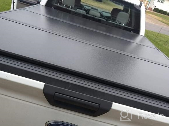 img 1 attached to Upgrade Your Ford F-150 With A Quad Fold Soft Truck Bed Tonneau Cover - Perfect Fit For 2015-2023 Models! review by Devin Bro