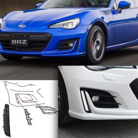 img 2 attached to Upgrade Your Subaru BRZ'S Style And Safety With BRZ LED Daytime Running Lights - Clear Lens Xenon White LED DRL Lamps For 2017-2020 BRZ LCI