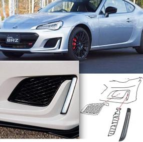 img 3 attached to Upgrade Your Subaru BRZ'S Style And Safety With BRZ LED Daytime Running Lights - Clear Lens Xenon White LED DRL Lamps For 2017-2020 BRZ LCI