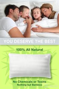 img 1 attached to 🌿 Xtreme Comforts Adjustable Bamboo Pillow – Queen Size: Enhance Pregnancy, Back and Neck Support with Adjustable Cover