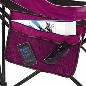 img 1 attached to Stay Cool And Comfortable On-The-Go With Kijaro'S Folding Portable Sling Camping Chair - Perfect For Outdoor Activities And Family Fun!
