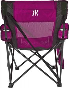 img 3 attached to Stay Cool And Comfortable On-The-Go With Kijaro'S Folding Portable Sling Camping Chair - Perfect For Outdoor Activities And Family Fun!