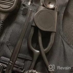 img 6 attached to Leather Stethoscope Holder Clip: Securely Carry & Prevent Loss Or Misplacement On Waist Belt