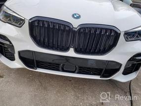 img 5 attached to MUCO Front Bumper Kidney Grille Grill Inserts - M Color Slats For 2018-2021 BMW X3 G01 And 2019-2022 X4 G02