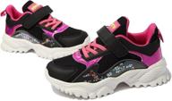 👟 rollepocc girls' breathable running and walking sneakers: athletic shoes for active play logo