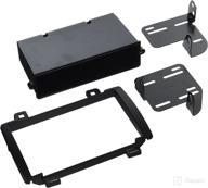 🔧 scosche ta2102b - enhance your 2009-10 toyota matrix/pontiac vibe with iso double din & din+pocket dash kit in black логотип