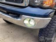 img 1 attached to LED Fog Lights Passing Lamps For Dodge Ram 1500/2500/3500 Pickups 2002-2009 & Durango 2004-2006, Upgraded XPCTD Black Truck Fog Lights review by Greg Cunningham