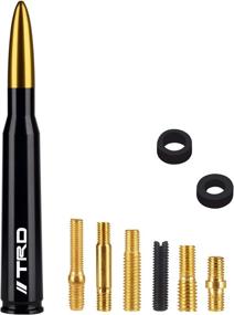 img 1 attached to 🚀 High-performance ONE250 Bullet Style Antenna for Toyota Tundra - Compatible with All TRD Packages, XK30/XK40/XK50, Double Cab, CrewMax, SR5, 1794 Edition, TRD Pro (Gold)