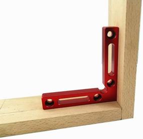 img 1 attached to 90 Degree Aluminum Alloy Right Angle Clamps For Picture Frame, Box, Cabinets And Drawers - 4.7" X 4.7"(12X12Cm) Woodworking Carpenter Tool Corner Clamping Square