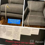 img 1 attached to Upgrade Your Space With The Sleek Rivet Apartment Sofa In Fog Grey review by Laura Jenkins