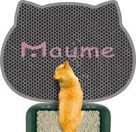 🐾 premium cat litter mat: waterproof, non-slip, easy-to-clean, scatter control logo