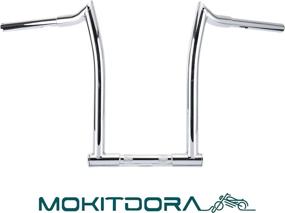 img 4 attached to MoKitDora Chizeled Handlebar Sportster 1998 2013