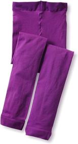 img 1 attached to Shop Now for Chocolate Microfiber Footless Girls' Clothing by Jefferies Socks on Socks & Tights