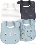 carters 194135322455 4 pack teething bibs logo