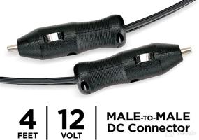 img 2 attached to 🔌 Schumacher SAC-109 Male-to-Male Connector, Black - Superior Quality and Versatility