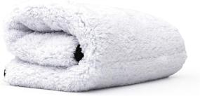 img 3 attached to 🔥 The Rag Company - Everest 1100 - High-Quality Ultra Plush Korean 70/30 Blend Microfiber Detailing Towels, 1100gsm, 16in x 16in, White (3-Pack)