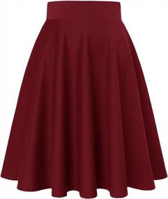img 4 attached to Flirty And Fun: MUADRESS Women'S Mini Skater Skirts For A Stylish Summer Look