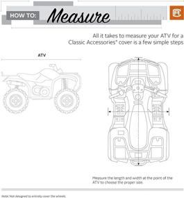 img 3 attached to 🔍 XX-Large Olive Drab ATV Storage Cover - Fits ATVs 88"L x 48"W x 48"H by Classic Accessories QuadGear