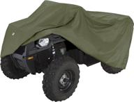 🔍 xx-large olive drab atv storage cover - fits atvs 88"l x 48"w x 48"h by classic accessories quadgear логотип