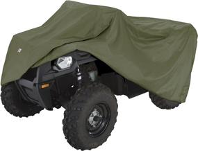 img 4 attached to 🔍 XX-Large Olive Drab ATV Storage Cover - Fits ATVs 88"L x 48"W x 48"H by Classic Accessories QuadGear