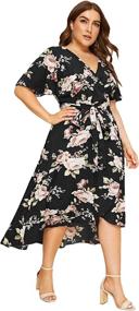 img 2 attached to 🌸 Floral Bohemian Sleeves: Milumia Women's Clothing - Dresses that Perfectly Blend Style and Comfort