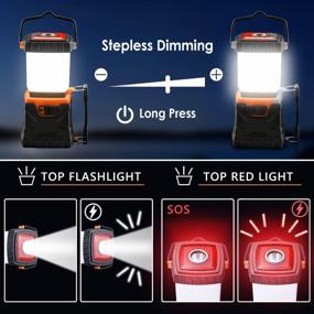 img 3 attached to Wsky LED Camping Lanterns: Bright, Portable, Waterproof And Battery-Powered