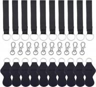 брелок для ключей с ремешком на запястье для женщин - объемные заготовки для сублимации с ремешком для ключей для эффективной организации логотип