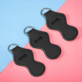 img 2 attached to Брелок для ключей с ремешком на запястье для женщин - объемные заготовки для сублимации с ремешком для ключей для эффективной организации