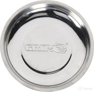 🔧 secure your tools with the grip 6" stainless steel magnetic parts tray logo