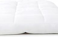 king size hypoallergenic feather bed with ultra-soft cloud top pillow top and cotton fabric by downlite logo