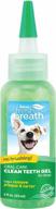 tropiclean fresh breath clean teeth oral care gel for dogs, 2oz - no brush dental gel removes plaque & tartar + freshens breath logo
