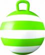 15 inch hedstrom green striped hopper ball - bouncy ride-on toy with handle for kids logo