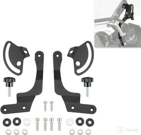 img 4 attached to NICECNC Windscreen Windshield Reinforcement Compatible