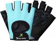lightweight & breathable workout gloves for women & men - spacepower weight lifting gym gloves логотип