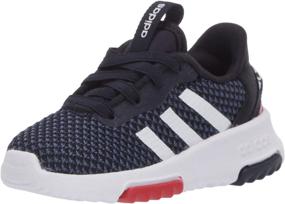 img 4 attached to Adidas Racer Running Unisex Little Girls' Shoes ~ Athletic