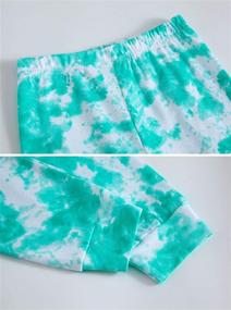 img 1 attached to 🌈 LOLPIP Children's Cotton Pajama Sets - Unisex Kids PJs (2-14 Years) Sleepwear - Tie Dye & Cartoon Patterns