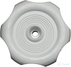 img 1 attached to 🔘 RV Designer H717, White Plastic Window Knob, 2.25" Diameter, 1" Shaft, Interior Hardware - Enhanced SEO