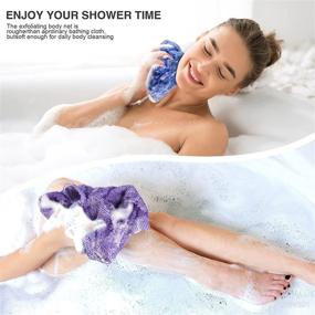 img 2 attached to 🌟 Yiclick Exfoliating Scrubber Washcloth: Recommended for Luxurious Skin Care