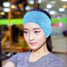 img 1 attached to Stay Warm & Protected In Cold Weather: Fleece Ear Warmer Cover Headband