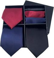 men's necktie, pocket square, and handkerchief set - premium accessories ideal for ties, cummerbunds, and pocket squares logo