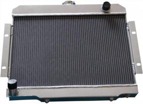 img 4 attached to Upgraded Aluminum Radiator For Jeep CJ Series (1972-1986) With 24" Core: Direct Replacement For CJ5, CJ6, And CJ7 Models