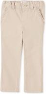 skinny chino pants for baby and toddler girls from the children's place logo