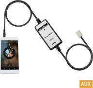 🔌 aux adapter for camry, corolla, avensis, rav4, yaris - 3.5mm aux mp3 player radio car digital music cd changer - 2005-2011 models logo