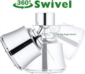 img 3 attached to Upgrade Your Kitchen Sink With A Flexible Faucet Sprayer Attachment: 4 Spray Models, Ball Joint Swivel Head, And Chrome Finish Included