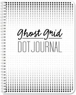 ghost grid dot journal by bookfactory: large 8.5" x 11" bullet notebook with 120 pages - jou-120-7cw-a(dotjournalng) logo
