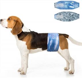 img 4 attached to Dono 48-Count Disposable Male Dog Wraps With Wider Fit For Excitable Urination, Incontinence, Super Absorbent And Leak-Proof Design, Belly Bands For Dogs And Puppies (Small)