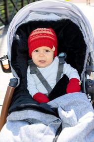 img 3 attached to Теплая вязаная детская шапка-череп для зимы от Funky Junque Exclusives